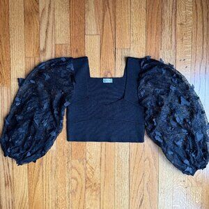 Free People "Flutter By" Crop Top